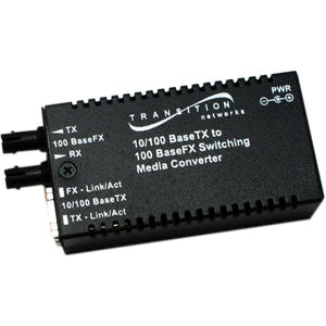 Transition Networks Mini M-E-PSW-FX-02(SC) Media Converter