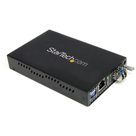 StarTech.com 1000 Mbps Gigabit Single Mode Fiber Media Converter LC 40 km - SystemsDirect.com