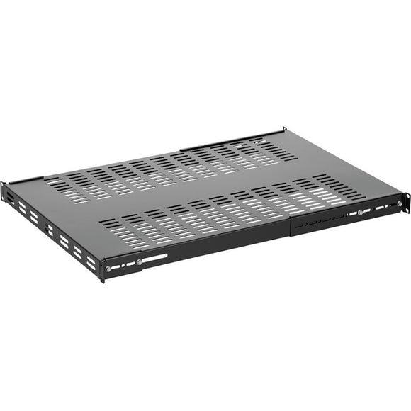 StarTech.com 1U Adjustable Mounting Depth Vented Rack Mount Shelf - Heavy Duty Fixed Rack Shelf - 250lbs - 113kg - SystemsDirect.com