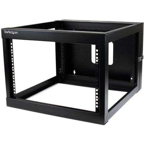 StarTech.com 6U 22in Depth Hinged Open Frame Wallmount Server Rack - SystemsDirect.com