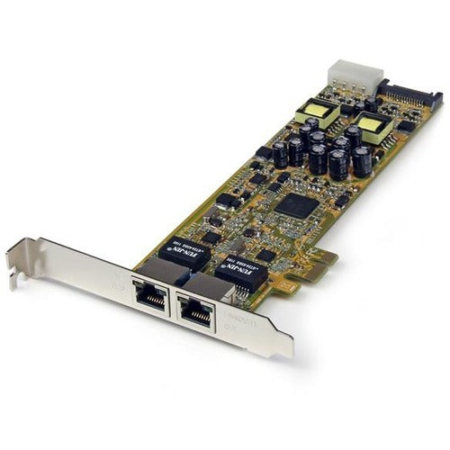 StarTech.com Dual Port PCI Express Gigabit Ethernet PCIe Network Card Adapter - PoE-PSE - SystemsDirect.com