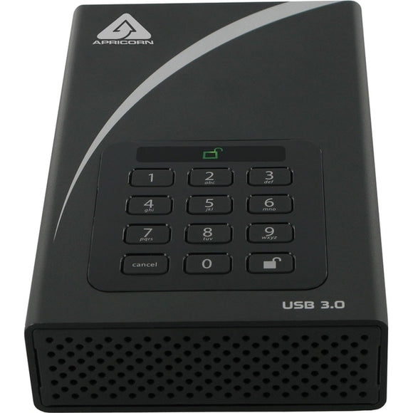 Apricorn Aegis Padlock DT ADT-3PL256-4000 4 TB Desktop Hard Drive - 3.5