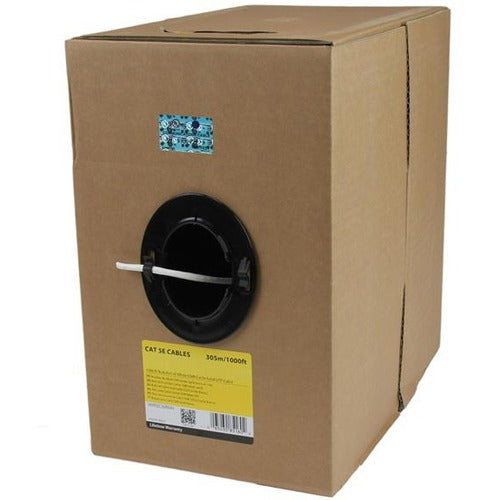 StarTech.com 1000 ft Bulk Roll of White CMR Cat5e Solid UTP Riser Cable - SystemsDirect.com