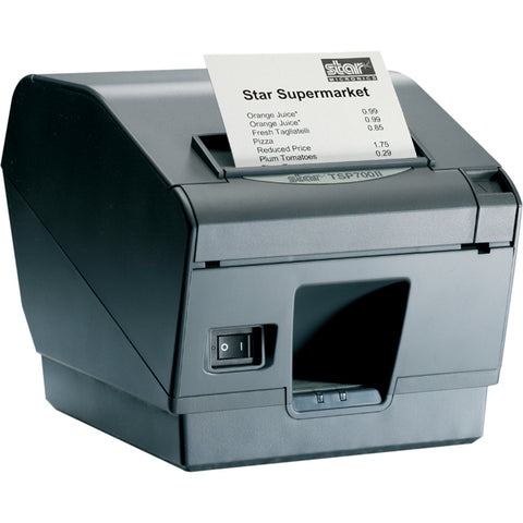 Star Micronics TSP743IIU-24GRY Direct Thermal Printer - Monochrome - Wall Mount - Receipt Print - USB - With Cutter - Gray - SystemsDirect.com