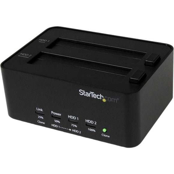 StarTech.com USB 3.0 SATA Hard Drive Duplicator & Eraser Dock - Standalone 2.5-3.5in HDD & SSD Eraser and Cloner - SystemsDirect.com