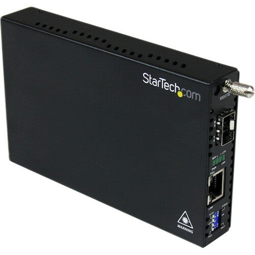 StarTech.com Gigabit Ethernet Fiber Media Converter with Open SFP Slot - SystemsDirect.com
