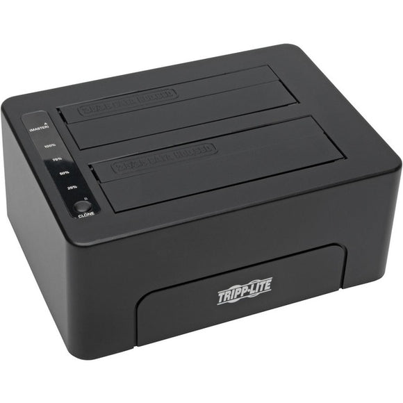 Tripp Lite USB 3.0 SuperSpeed to Dual SATA External Hard Drive Docking Station w- Cloning 2.5in and 3.5in HDD - SystemsDirect.com