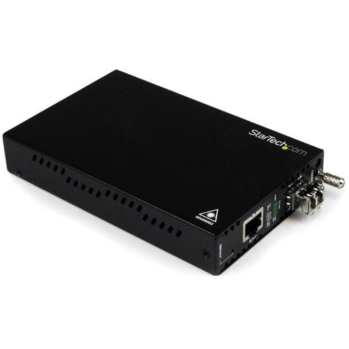 StarTech.com OAM Managed Gigabit Ethernet Fiber Media Converter - Multi Mode LC 550m - 802.3ah Compliant - SystemsDirect.com