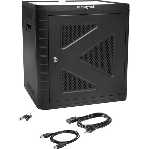 Kensington Charge & Sync Cabinet, Universal Tablet - Black - SystemsDirect.com