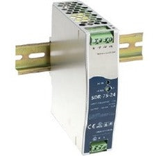 Transition Networks Industrial DIN Rail Mounted Power Supply - SystemsDirect.com