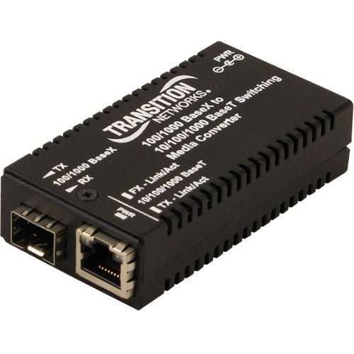 Transition Networks Mini Gigabit Ethernet Media Converter - SystemsDirect.com