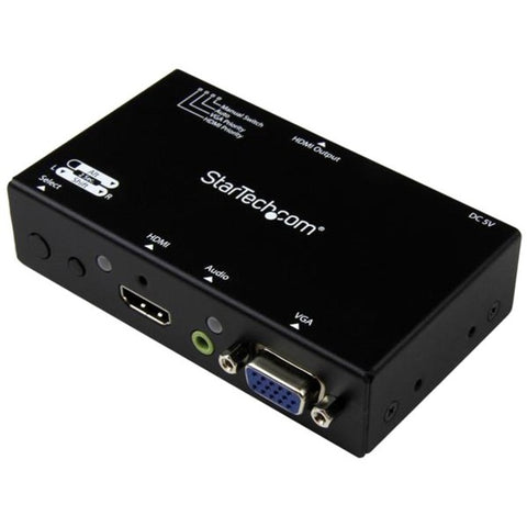 StarTech.com 2x1 HDMI + VGA to HDMI Converter Switch w- Automatic and Priority Switching - 1080p - SystemsDirect.com