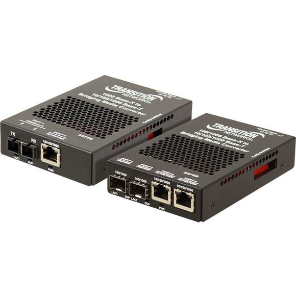 Transition Networks 10-100-1000 Ethernet Media Converter Stand-Alone - SystemsDirect.com