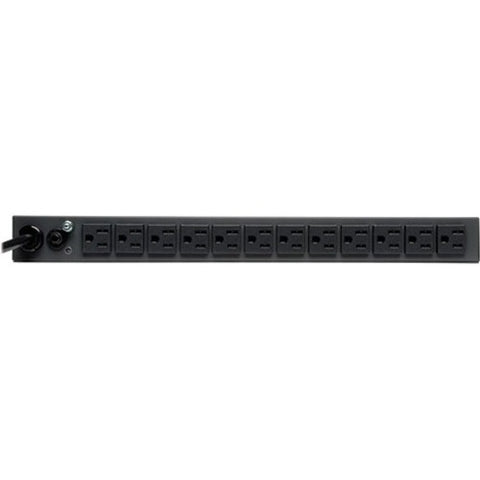 Tripp Lite PDU Metered 120V 15A 5-15R 13 Outlet 5-15P Horizontal 1URM 6ft Cord - SystemsDirect.com