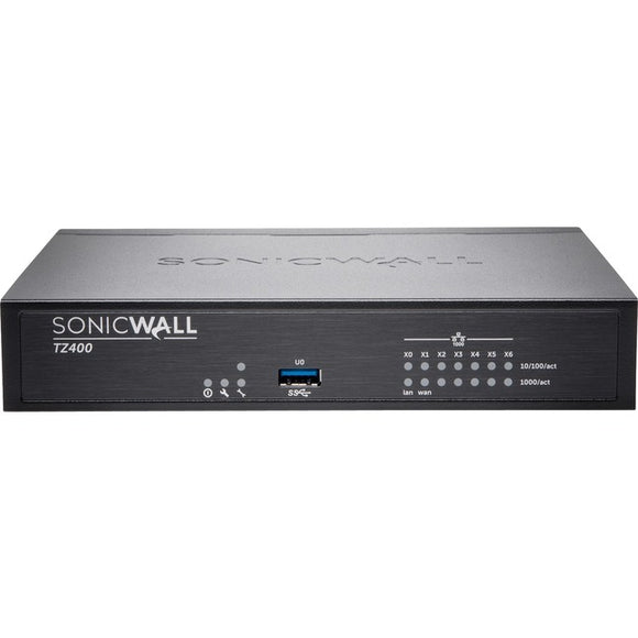 SonicWall TZ400 Network Security-Firewall Appliance with TotalSecure 1 Year - SystemsDirect.com