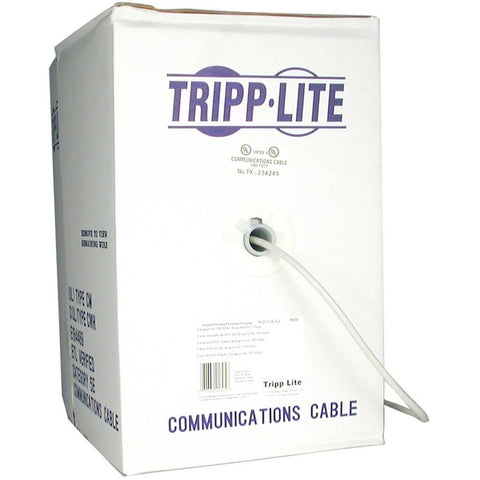Tripp Lite 1000ft Cat5 / Cat5e 350MHz Bulk Stranded-Core PVC Cable Gray 1000'