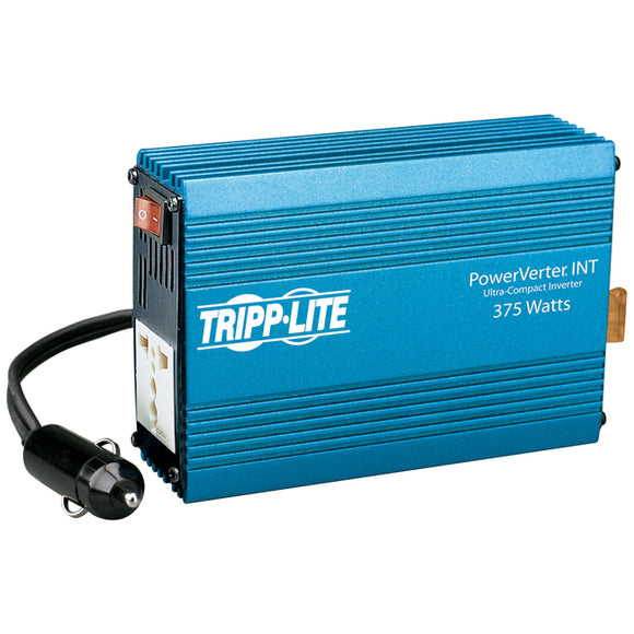 Tripp Lite International Ultra-Compact Car Inverter 375W 12V DC to 230V AC 1 Universal Outlet