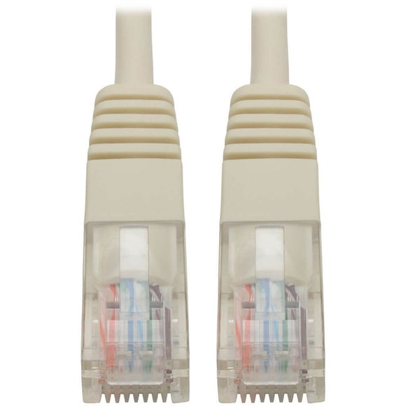 Tripp Lite Cat5e 350 MHz Molded (UTP) Ethernet Cable (RJ45 M/M) PoE White 3 ft. (0.91 m)