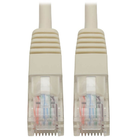 Tripp Lite Cat5e 350 MHz Molded (UTP) Ethernet Cable (RJ45 M/M) PoE White 5 ft. (1.52 m)