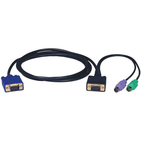 Tripp Lite PS/2 (3-in-1) Cable Kit for KVM Switch B004-008 6 ft. (1.83 m)