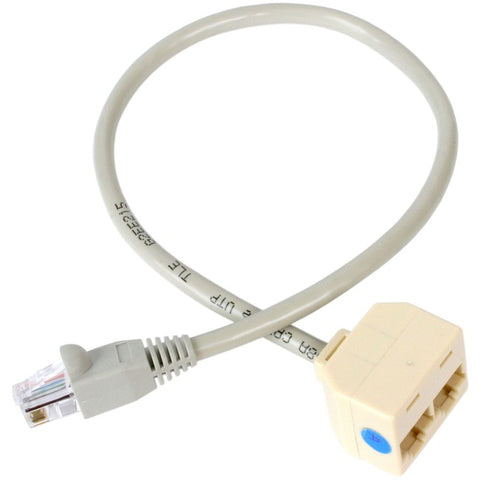 StarTech.com StarTech.com 2-to-1 RJ45 Splitter Cable Adapter - Network splitter - RJ-45 (M) - RJ-45 (F)