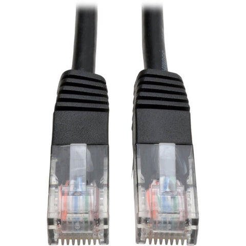 Tripp Lite 50' Cat5e / Cat5 350MHz Molded Patch Cable RJ45 M/M Black 50ft