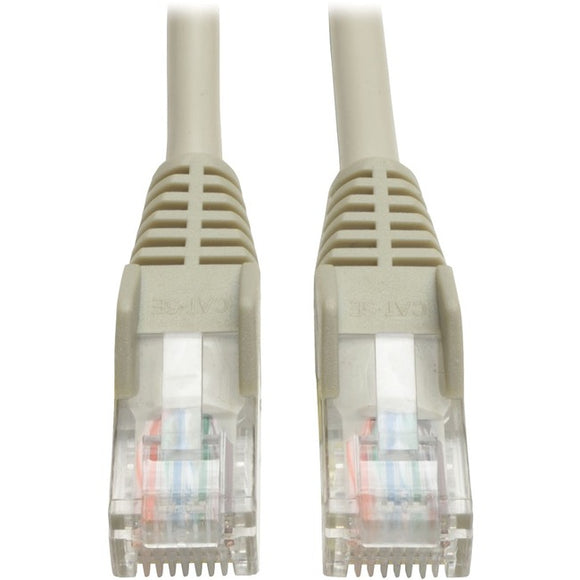 Tripp Lite 200ft Cat5e Cat5 Snagless Molded Patch Cable RJ45 M/M Gray 200'