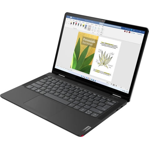 Lenovo 13w Yoga 82S1000DUS 13.3" Touchscreen Notebook - WUXGA - 1920 x 1200 - AMD Ryzen 5 5625U Hexa-core (6 Core) 2.30 GHz - 8 GB Total RAM - 4 GB On-board Memory - 256 GB SSD - Thunder Black