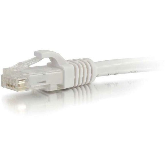 C2G-14ft Cat6 Snagless Unshielded (UTP) Network Patch Cable - White