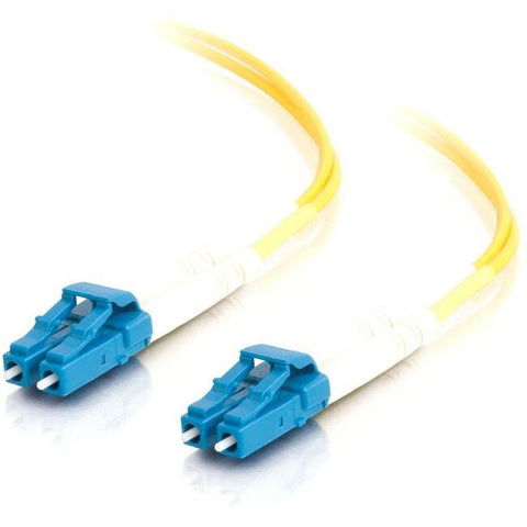 C2G 5m LC-LC 9/125 Duplex Single Mode OS2 Fiber Cable - Yellow - 16ft