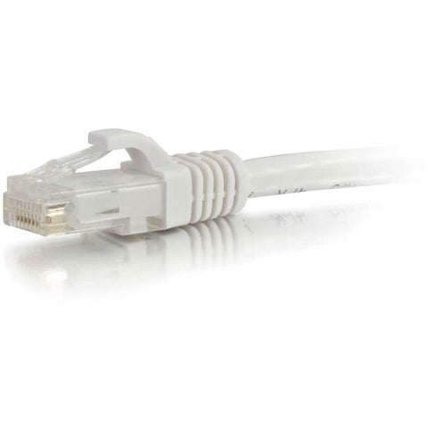 C2G-100ft Cat6 Snagless Unshielded (UTP) Network Patch Cable - White