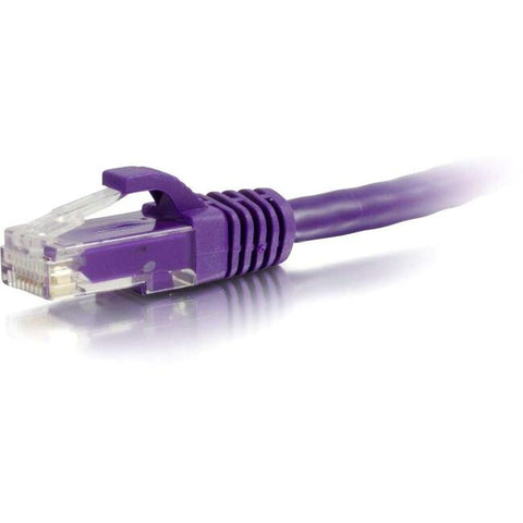 C2G-10ft Cat6 Snagless Unshielded (UTP) Network Patch Cable - Purple