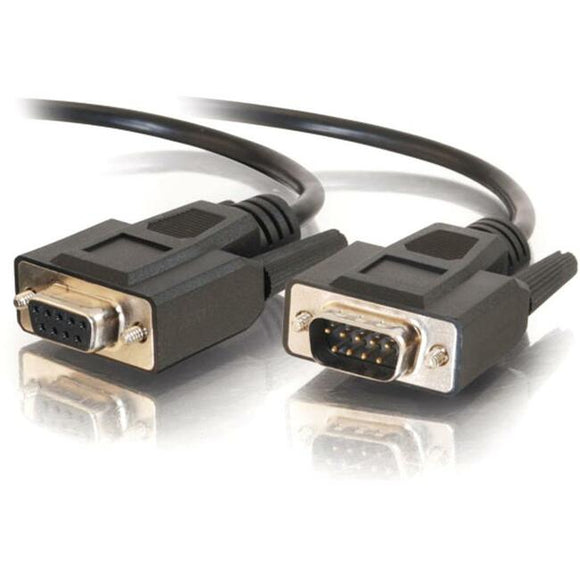 C2G 25ft DB9 M/F Extension Cable - Black