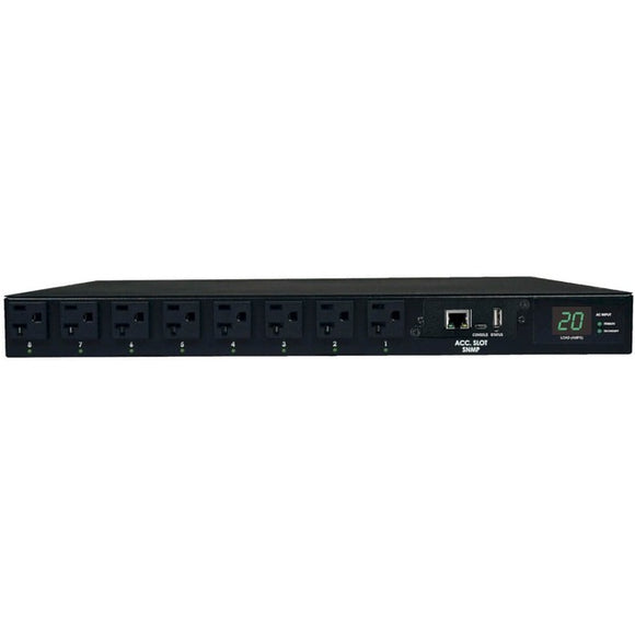 Tripp Lite PDU Switched ATS 120V 20A 5-15/20R 16 Outlet L5-20P Horizontal TAA