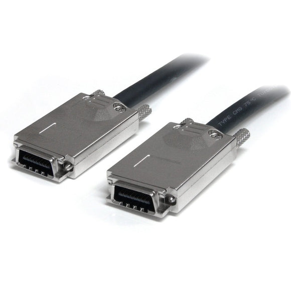 StarTech.com StarTech.com 100cm Serial Attached SCSI SAS Cable - SFF-8470 to SFF-8470 - erial Attached SCSI (SAS) external cable - 4-Lane - 4x InfiniBand - 4x InfiniBand