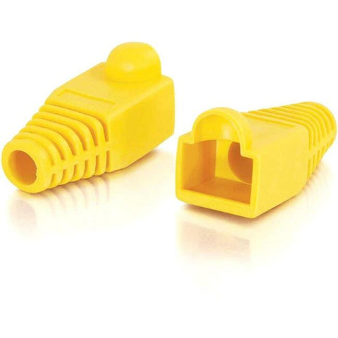 C2G RJ45 Snagless Boot Cover (6.0mm OD) - Yellow - 50pk