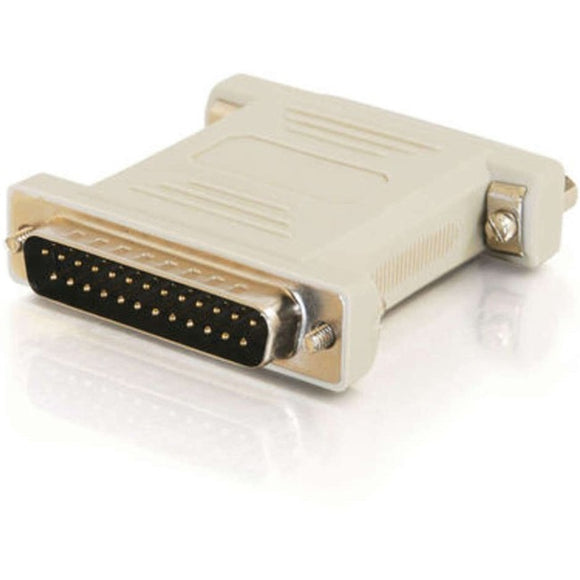 C2G DB25 Male to DB25 Female Null Modem Adapter