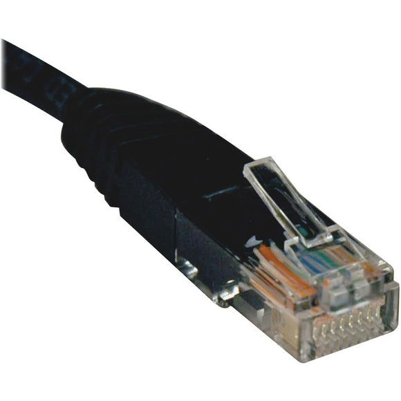 Tripp Lite Cat5e 350 MHz Molded (UTP) Ethernet Cable (RJ45 M/M) PoE Black 2 ft. (0.61 m)