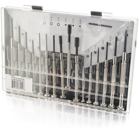 C2g 16pc Jeweler Screwdriver Set (taa Compliant)