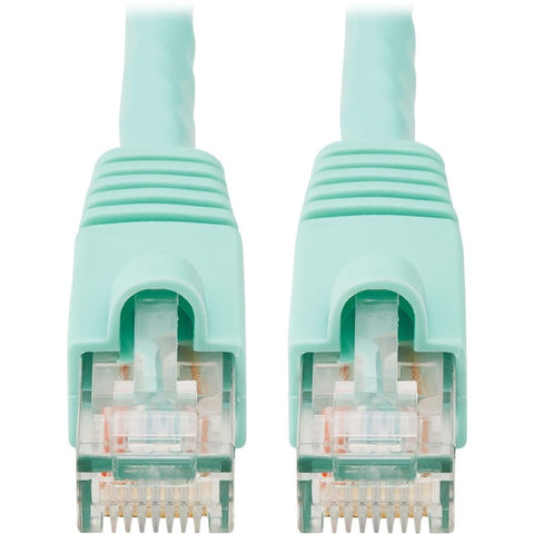 Tripp Lite 7ft Augmented Cat6 Cat6a Snagless 10G Patch Cable RJ45 M/M Aqua 7'