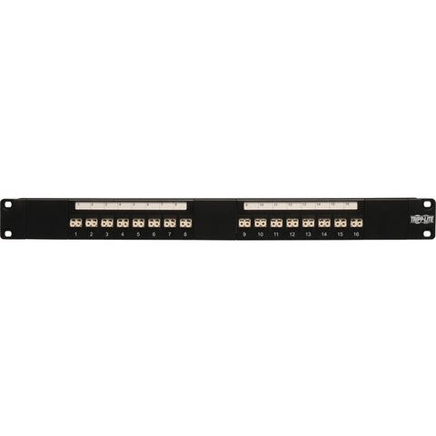 Tripp Lite 16-Port Fiber Patch Panel 1U (LC/LC) Multimode or Singlemode