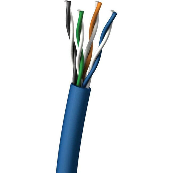 C2G 1000 ft Cat5e Bulk Shielded Network Cable - Blue