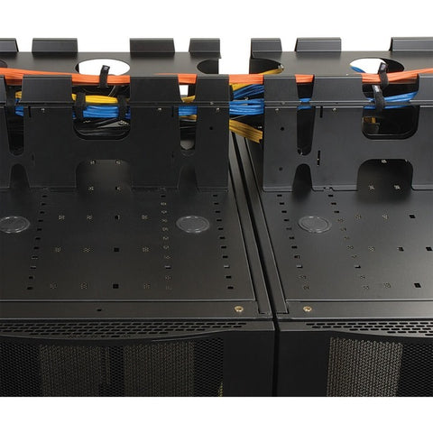 Tripp Lite SmartRack Roof-Mounted Cable Trough Provides cable routing and power/data cable segregation