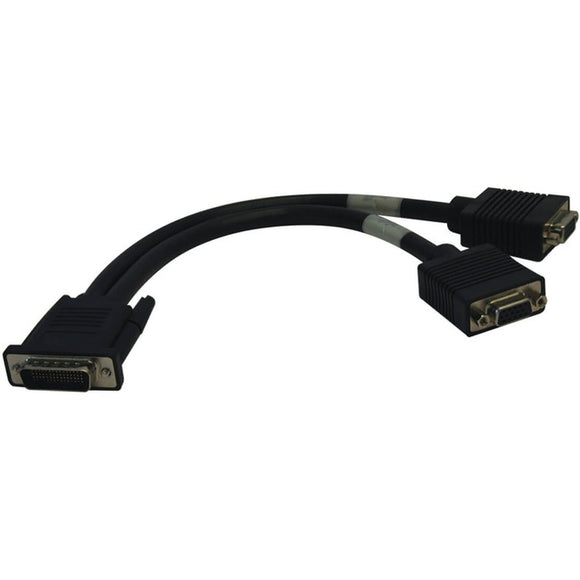 Tripp Lite 1ft Digital Media Systems Splitter Cable DMS-59 to 2x VGA-F 1'