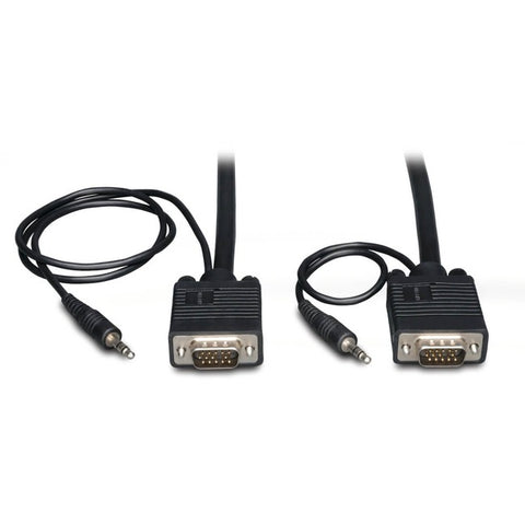 Tripp Lite VGA Coax Monitor Cable with audio, High Resolution cable with RGB coax