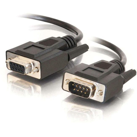 C2G 1ft DB9 M/F Extension Cable - Black