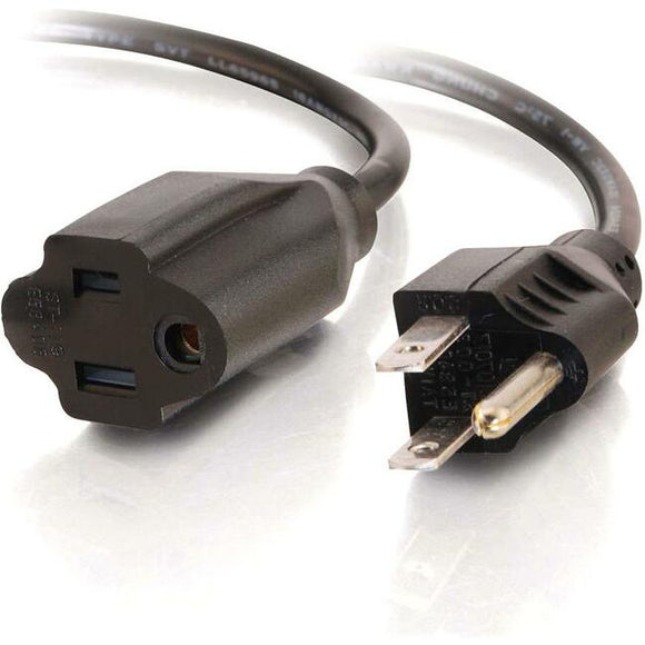 C2G 4ft Power Extension Cord - Outlet Saver - 16 AWG