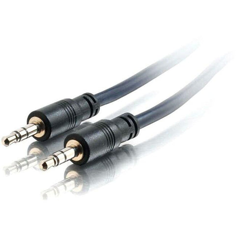 C2G 15ft Plenum-Rated 3.5mm Stereo Audio Cable with Low Profile Connectors