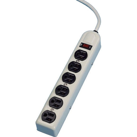 6 Outlet Metal Power Strip