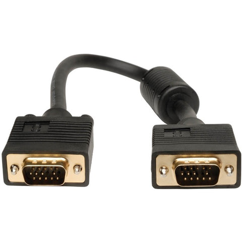 Tripp Lite 1ft VGA Coax Monitor Cable High Resolution HD15 Male / Male 1'